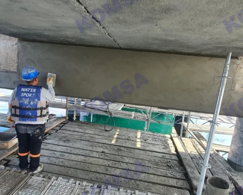 Concrete Repair with High Strength Repair Mortar